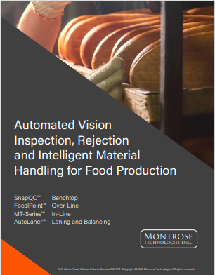System brochure for vision inspection systems for food production